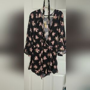 American Eagle floral romper